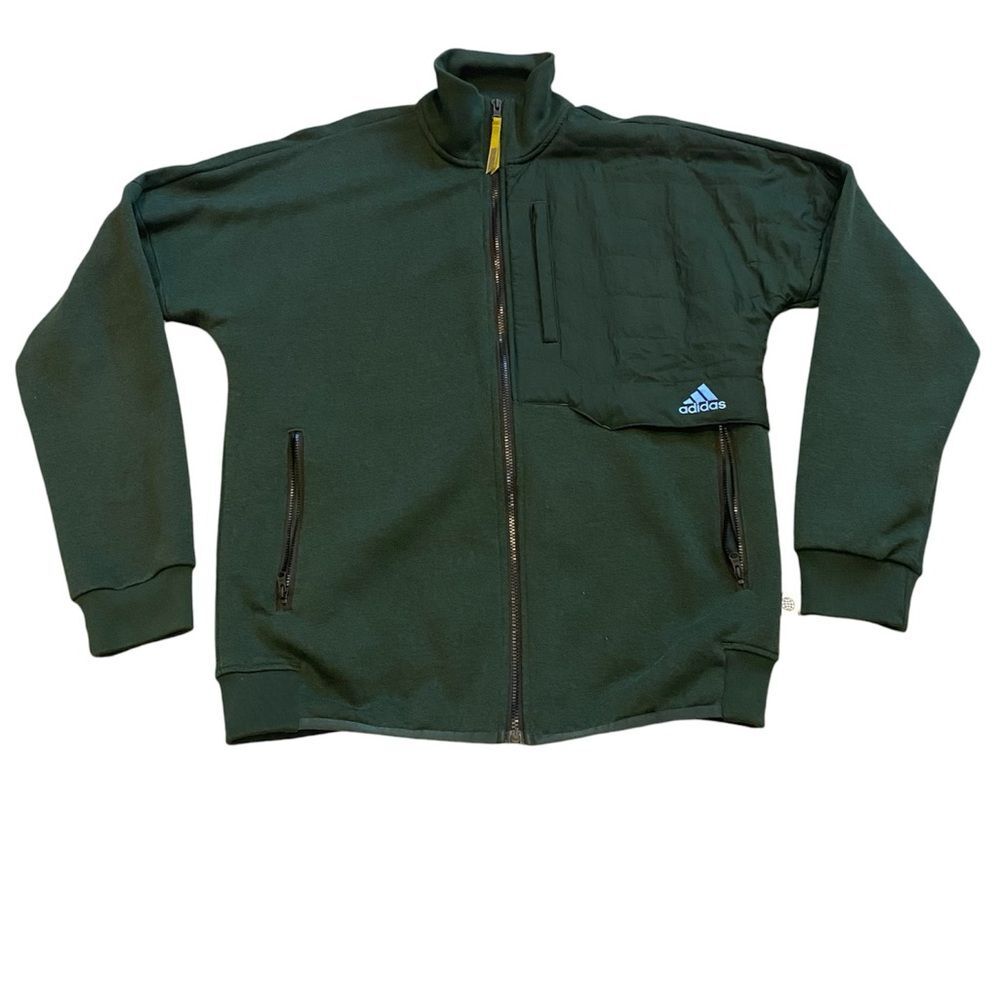 Adidas Zip-Up | 4CMTE Track Top HM6234 Shadow Green / Pulse Olive | Medium